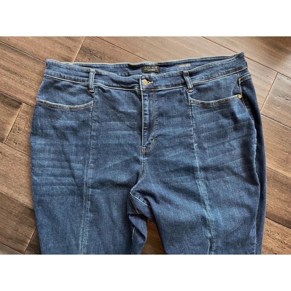 Judy Blue Womens Road Tripping High Rise Front Seam Skinny Jeans‎ JB82494DK 24W - Picture 2 of 7